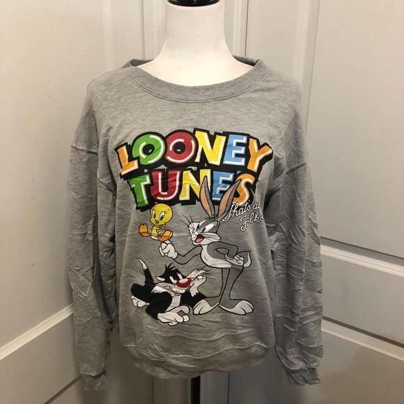 Looney Tunes Retro Winter Sweater Size M - Picture 1 of 3